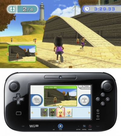 Screen ze hry Wii Fit U