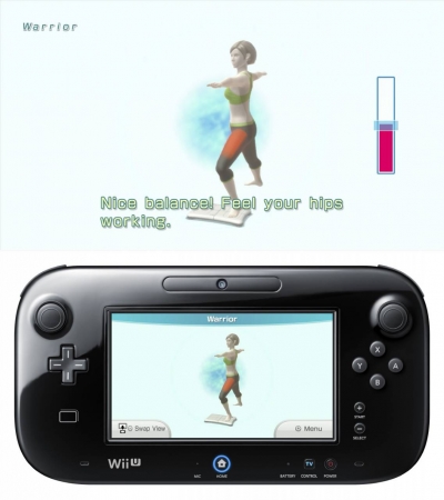 Screen ze hry Wii Fit U