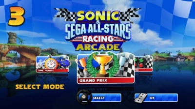 Screen ze hry Sonic & SEGA All-Stars Racing