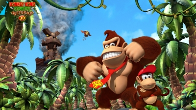 Artwork ke hře Donkey Kong Country Returns 3D
