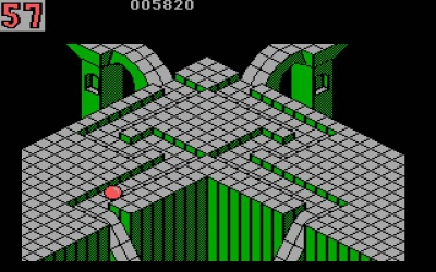 Screen ze hry Marble Madness