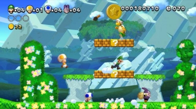 Screen ze hry New Super Luigi U