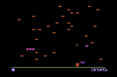 Screen ze hry Centipede