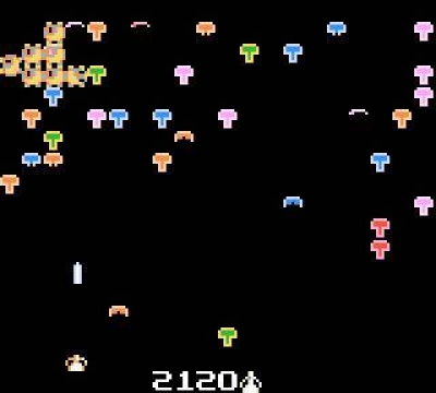 Screen ze hry Centipede