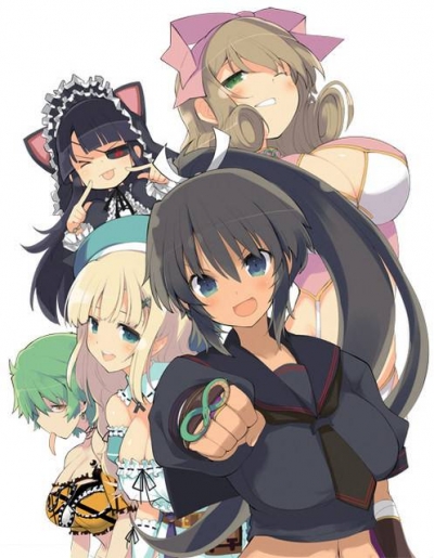 Artwork ke he Senran Kagura Burst