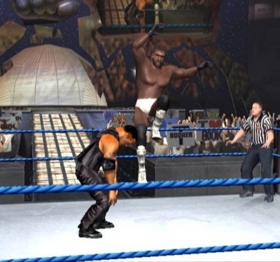 Screen ze hry WWE WrestleMania X8