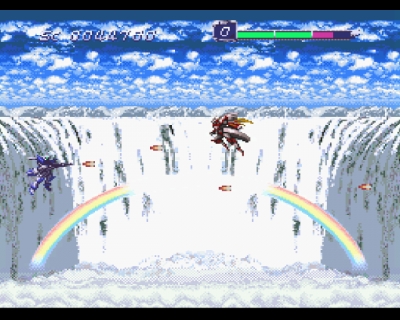 Screen ze hry Spriggan Powered