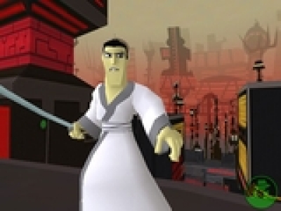 Screen ze hry Samurai Jack The Shadow of Aku