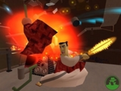 Screen ze hry Samurai Jack The Shadow of Aku