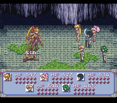 Screen ze hry Bishoujo Senshi Sailor Moon: Another Story