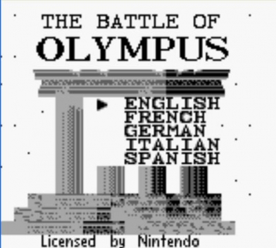 Screen ze hry The Battle of Olympus