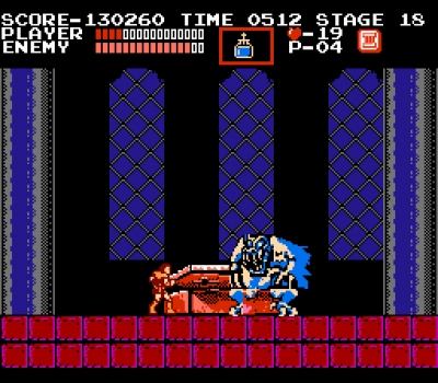 Screen ze hry Castlevania