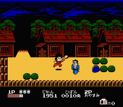 Screen ze hry Ganbare Goemon 2