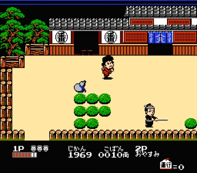 Screen ze hry Ganbare Goemon 2