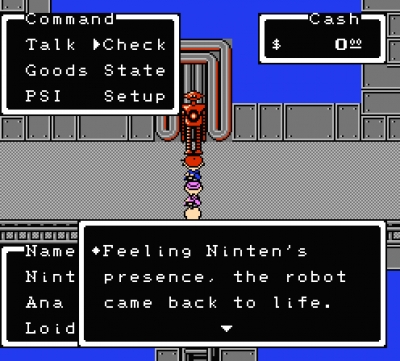 Screen ze hry EarthBound Zero