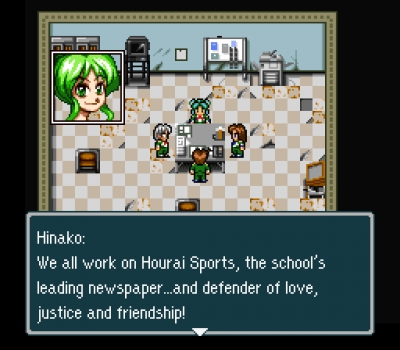 Screen ze hry Adventures of Hourai High