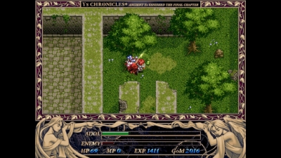 Screen ze hry Ys II: Ancient Ys Vanished - The Final Chapter