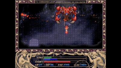 Screen ze hry Ys II: Ancient Ys Vanished - The Final Chapter