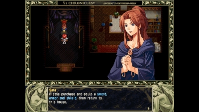 Screen ze hry Ys II: Ancient Ys Vanished - The Final Chapter