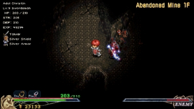 Screen ze hry Ys II: Ancient Ys Vanished - The Final Chapter
