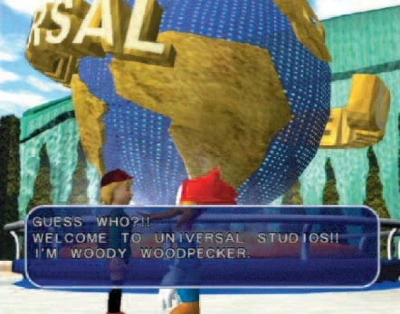 Screen ze hry Universal Studios Theme Park Adventure