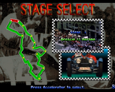 Screen ze hry 1000 Miglia