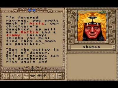 Screen Worlds of Ultima: Savage Empire