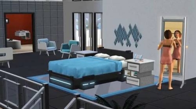 Screen ze hry Sims 3 High-End Loft Stuff