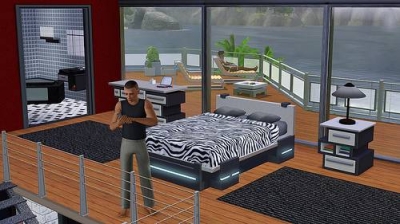 Screen ze hry Sims 3 High-End Loft Stuff