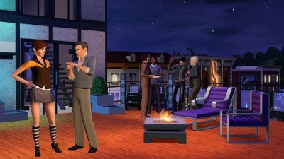 Screen ze hry Sims 3 High-End Loft Stuff