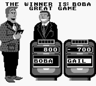 Screen ze hry Jeopardy! Teen Tournament