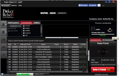 Screen PokerRebel