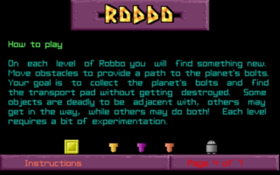 Screen ze hry Adventures of Robbo