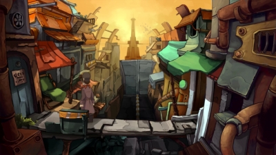 Screen ze hry Goodbye Deponia
