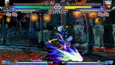 Screen ze hry BlazBlue: Continuum Shift II