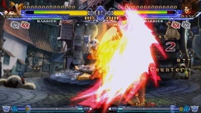Screen ze hry BlazBlue: Continuum Shift II