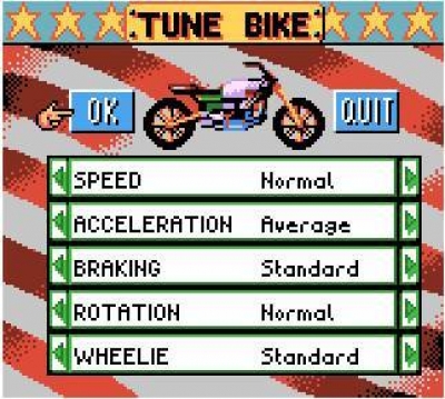 Screen ze hry Evel Knievel