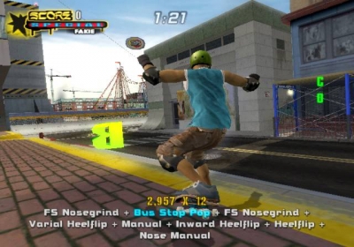 Screen ze hry Tony Hawk�s Underground 2