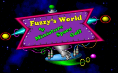 Screen ze hry Fuzzys World Of Miniature Space Golf