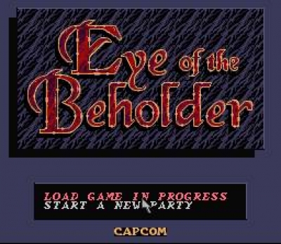 Screen ze hry Eye of the Beholder