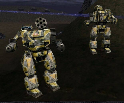 Screen ze hry MechWarrior 3