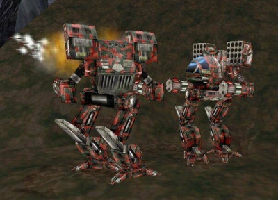 Screen ze hry MechWarrior 3