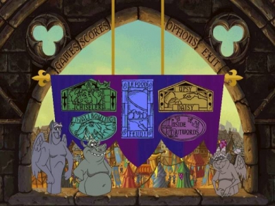 Screen ze hry Disney´s The Hunchback of Notre Dame: Topsy Turvy Games