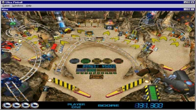 Screen ze hry 3-D Ultra Pinball