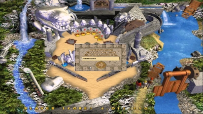 Screen ze hry 3-D Ultra Pinball: The Lost Continent