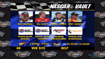 Screen ze hry 3-D Ultra NASCAR Pinball