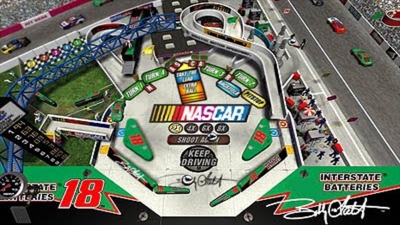 Artwork ke hře 3-D Ultra NASCAR Pinball