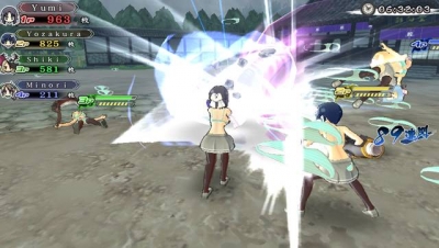 Screen ze hry Senran Kagura: Shinovi Versus