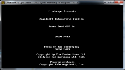 Screen ze hry James Bond 007: Goldfinger