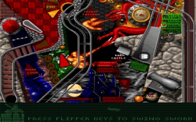 Screen ze hry Extreme Pinball